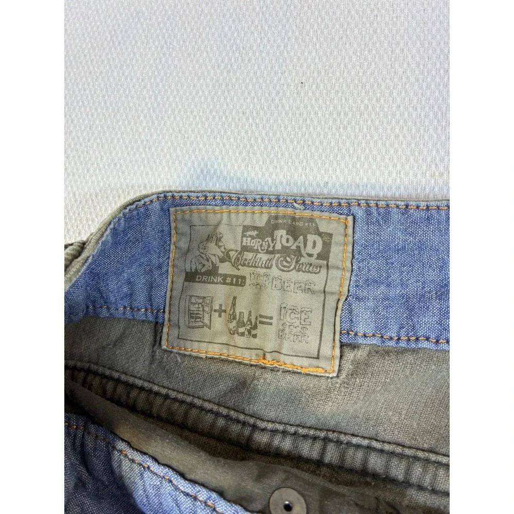 Vintage Horny Toad Mens 36x26 Gray Corduroy Clayton Straight‎ Leg Pants Outdoor